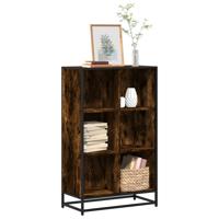 Boekenkast 65,5x33x107,5 cm bewerkt hout gerookt eikenkleurig