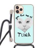 You had me at tuna: iPhone 11 Pro Transparant Hoesje met koord