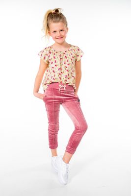 MAYCE Girlslabel Meisjes broek - Oud roze