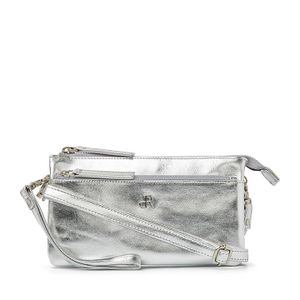 dR Amsterdam Clutch/Schoudertasje Metallics Zilver