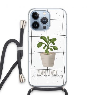 Kamerplant op vensterruit: iPhone 13 Pro Transparant Hoesje met koord