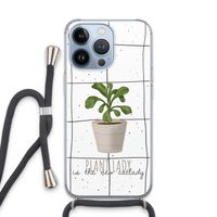 Kamerplant op vensterruit: iPhone 13 Pro Transparant Hoesje met koord