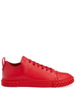 Giuseppe Zanotti baskets Ecoblabber à semelle texturée - Rouge - thumbnail