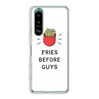 Fries before guys: Sony Xperia 5 III Transparant Hoesje