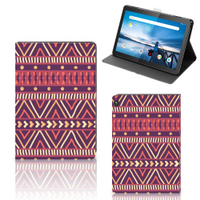 Lenovo Tablet M10 Tablet Hoes Aztec Paars - thumbnail