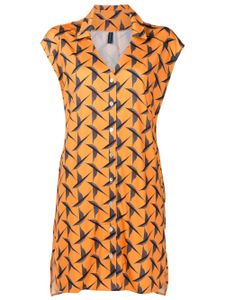 Lygia & Nanny robe-chemise Jamile à imprimé graphique - Orange