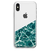 Weerkaatsing water: iPhone XS Max Transparant Hoesje