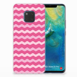 Huawei Mate 20 Pro TPU bumper Waves Pink