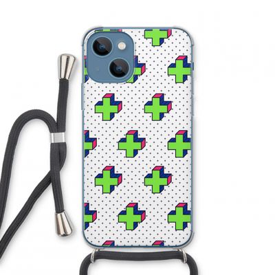 8-bit N°10: iPhone 13 mini Transparant Hoesje met koord