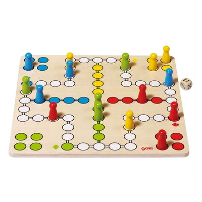 Goki houten ludo