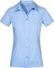 Promodoro E6305 Women´s Poplin Shirt Short Sleeve - Light Blue - XXL