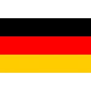 Polyester mega vlag Duitsland 150 x 240 cm