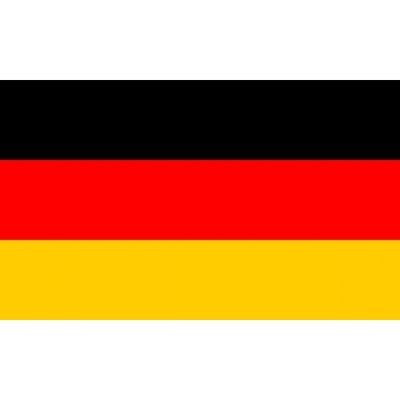 Polyester mega vlag Duitsland 150 x 240 cm