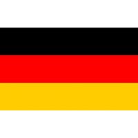 Polyester mega vlag Duitsland 150 x 240 cm