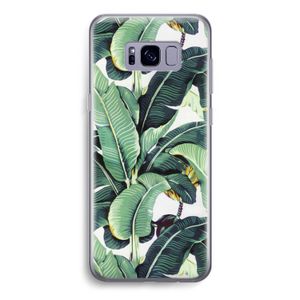 Bananenbladeren: Samsung Galaxy S8 Transparant Hoesje