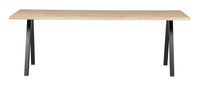 WOOOD Boomstam Eettafel 'Tablo' met 2-standen poot, 200 x 90cm
