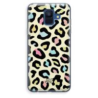 Leopard pattern: Samsung Galaxy A6 (2018) Transparant Hoesje - thumbnail