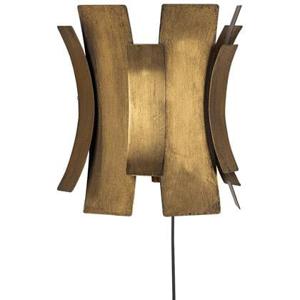 BePureHome Course Wandlamp - Metaal - Antique brass - 27x25x16