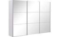 Goossens Kledingkast Easy Storage Sdk, 303 cm breed, 220 cm hoog, 3x 3 paneel spiegel schuifdeuren