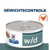 Hill&apos;s Prescription Diet w/d kattenvoer met Kip 24x156g blik