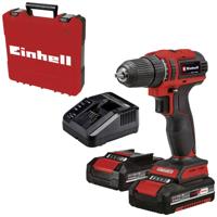 Einhell TE-CD 18/40 Li BL (2x2,0Ah) Power X-Change 4513995 Accu-schroefboormachine 18 V 2000 mAh Li-ion Incl. 2 accus, Incl. lader, Brushless