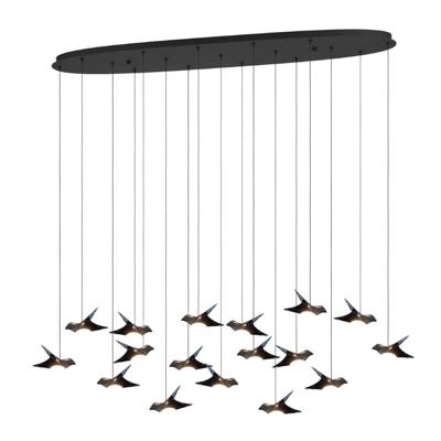 Stars of Light HanglampParatebueno rechthoekig met vogeltjes - 390353