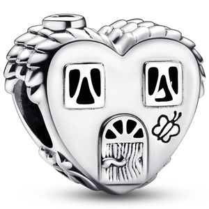 Pandora 792249C00 Bedel Heart House Happy Place zilver