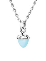 TAMARA COMOLLI collier en or blanc 18ct à pendentif