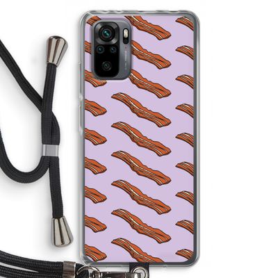 Bacon to my eggs #2: Xiaomi Redmi Note 10 Pro Transparant Hoesje met koord
