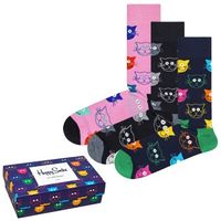 Happy socks 3 stuks Mixed Cat Socks Gift Box - thumbnail