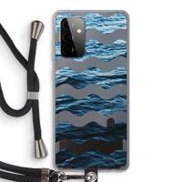 Oceaan: Samsung Galaxy A72 5G Transparant Hoesje met koord - thumbnail