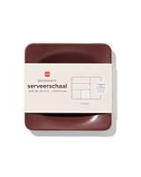 HEMA Borrelplank 14x2.2cm aardewerk bordeauxrood (bordeauxrood)