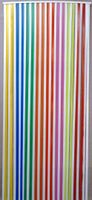 Degor Vliegengordijn Pvc Linten Multicolor / Wit 90 x 220 cm - thumbnail