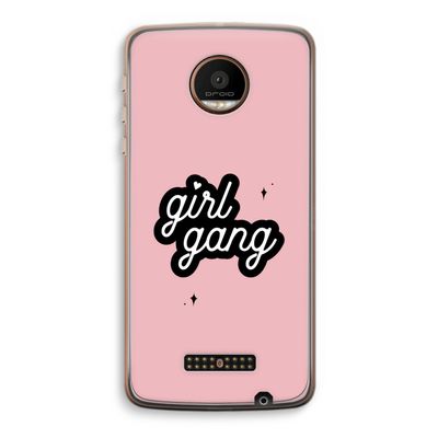 Girl Gang: Motorola Moto Z Force Transparant Hoesje