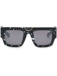 Philipp Plein lunettes de soleil à monture carrée - Noir