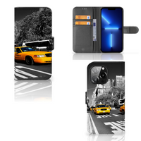 iPhone 13 Pro Flip Cover New York Taxi - thumbnail