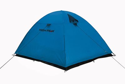 High Peak Kiruna 2 2 persoon/personen Zwart, Blauw Koepel/Iglotent