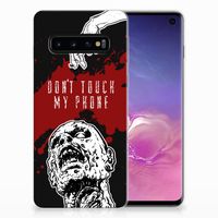 Samsung Galaxy S10 Silicone-hoesje Zombie Blood - thumbnail