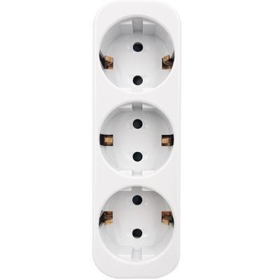 Stopcontact Splitter - Verdeelstekker - Aigi Ritora - 3680W - 3 Stopcontacten - Mat Wit - Kunststof | Nederland