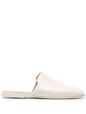 Marsèll mules en cuir à design carré - Tons neutres