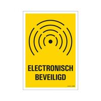 Bord Electronisch beveiligd - 230x330 mm.