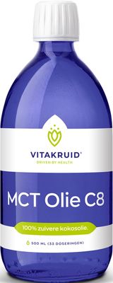 Vitakruid MCT Olie C8 100% zuivere & duurzame kokosolie