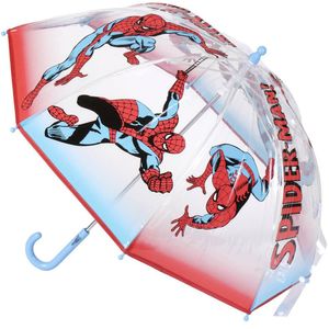 Marvel Spiderman kinderparaplu - transparant - D71 cm