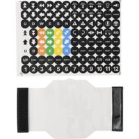 TRU COMPONENTS 2 & 4 Button cover & sticker TC-13660436 Accessoireset Met schild, Met aanraakbeveiliging 1 stuk(s)