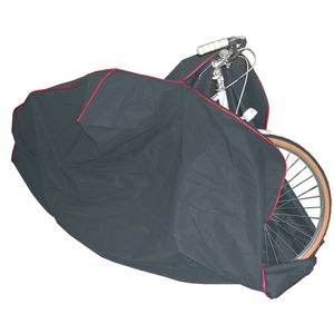 Beschermhoes voor fiets - universeel - grijs - 119 x 115 x 164 cm