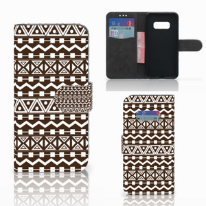 Samsung Galaxy S10e Telefoon Hoesje Aztec Brown