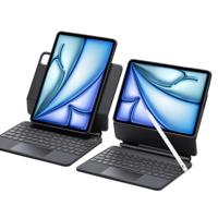 iPad Air 11ʺ (2024), Air 10.9ʺ (5th/4th Gen), and Pro 11ʺ (4th/3rd/2nd/1st Gen) Rebound Magnetic Keyboard Case 360 Pencil Bundle - US Layout-Black