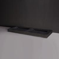 Wastafel Forzalaqua Stockholm Hardsteen Gezoet Zonder Kraangat 160,5x51,5x9 cm Forzalaqua