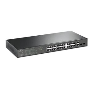 TP-Link TL-SG1428PE netwerk-switch Managed L2 Gigabit Ethernet (10/100/1000) Power over Ethernet (PoE) 1U Zwart