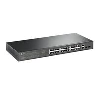 TP-LINK TL-SG1428PE netwerk-switch Managed Gigabit Ethernet (10/100/1000) Power over Ethernet (PoE) 1U Zwart - thumbnail
